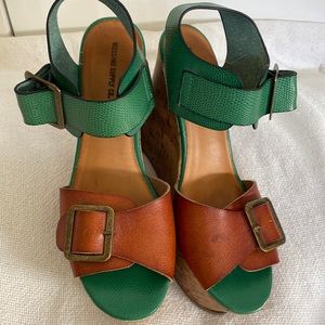 Mossimo Supply Co. cork wedges size 9